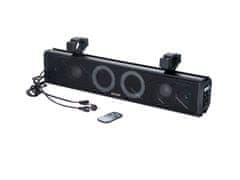 CARCLEVER 25 zvukový systém na ATV, UTV, golfový vozík, loď, USB, AUX, BT, černé (rsm106)