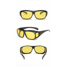 Northix Brýle pro jízdu za tmy - žluté 