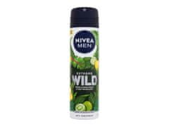 Nivea 150ml men extreme wild fresh citrus fruits & mint