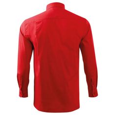 Malfini Pánské tričko Style LS (červené) 2XL