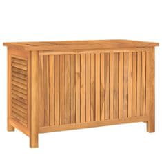 Vidaxl Zahradní úložný box s vložkou 90 x 50 x 58 cm masivní teak