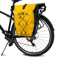 WOZINSKY cyklistická brašna na nosič 25 l Yellow
