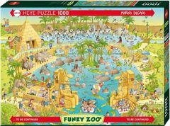 Heye Puzzle Šílená ZOO: Nilská expozice 1000 dílků