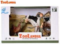 Mikro Trading Zoolandia - Kráva s beranem a doplňky