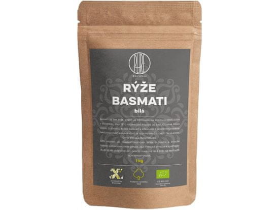 BrainMax Pure Rýže Basmati BIO BÍLÁ, 1kg