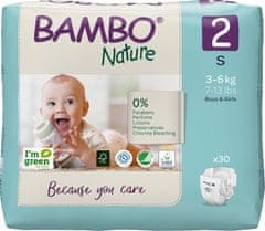 Bambo Nature Pleny jednorázové 2 S (3-6 kg) 30 ks