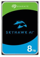 Seagate SkyHawk AI 8TB HDD / ST8000VE001 / Interní 3,5" / 7200 RPM / SATA 6Gb/s / 256 MB