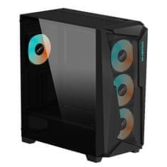 Gigabyte C301 GLASS/Midi Tower/Transpar./Černá