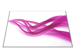 Glasdekor Skleněné prkénko sytě fialová vlna - Prkénko: 40x30cm