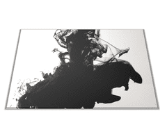 Glasdekor Skleněné prkénko černý dým - Prkénko: 30x20cm