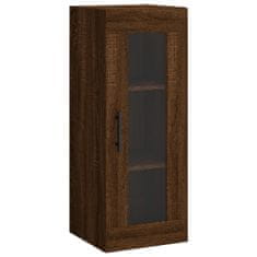 Vidaxl Skříň highboard hnědý dub 34,5 x 34 x 180 cm kompozitní dřevo