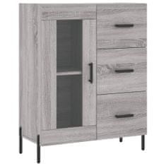 Vidaxl Skříň highboard šedá sonoma 69,5 x 34 x 180 cm kompozitní dřevo