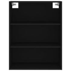 Vidaxl Skříň highboard černá 69,5 x 34 x 180 cm kompozitní dřevo