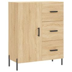 Vidaxl Skříň highboard dub sonoma 69,5 x 34 x 180 cm kompozitní dřevo