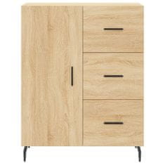 Vidaxl Skříň highboard dub sonoma 69,5 x 34 x 180 cm kompozitní dřevo