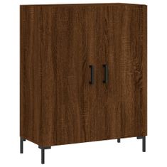 Vidaxl Skříň highboard hnědý dub 69,5 x 34 x 180 cm kompozitní dřevo