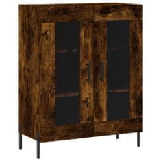 Vidaxl Skříň highboard kouřový dub 69,5 x 34 x 180 cm kompozitní dřevo