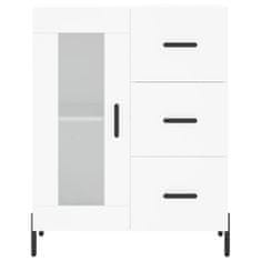 Vidaxl Skříň highboard bílá 69,5 x 34 x 180 cm kompozitní dřevo