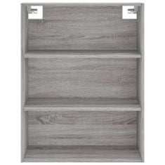 Vidaxl Skříň highboard šedá sonoma 69,5 x 34 x 180 cm kompozitní dřevo