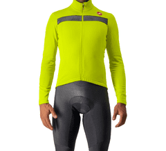 Castelli pánský cyklistický dres Puro 3 Jersey Electric Lime/Black Reflex žlutá/černá XL - rozbaleno