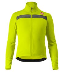 Castelli pánský cyklistický dres Puro 3 Jersey Electric Lime/Black Reflex žlutá/černá XL - rozbaleno