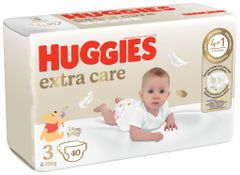 Huggies HUGGIES Pleny jednorázové Extra Care 3 (6-10 kg) 40 ks