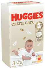 Huggies HUGGIES Pleny jednorázové Extra Care 3 (6-10 kg) 40 ks