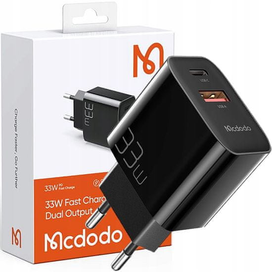 Mcdodo USB-C USB nabíječka, rychlá, PD, 33W, Mcdodo CH-0921