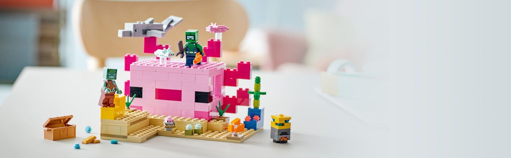 LEGO Minecraft 21247 Domeček axolotlů