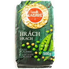 Lagris Hrách žlutý loupaný půlený 500g