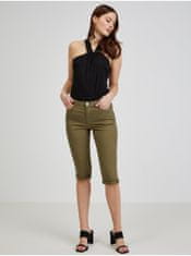 Orsay Khaki dámské capri kalhoty ORSAY S