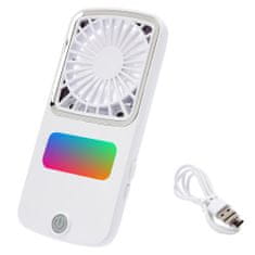 Verk 24415 Mini ruční ventilátor přenosný RGB