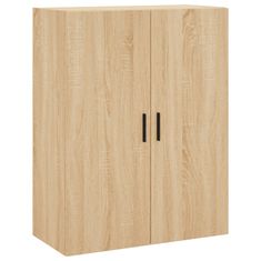 Vidaxl Skříň highboard dub sonoma 69,5 x 34 x 180 cm kompozitní dřevo