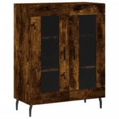 Vidaxl Skříň highboard kouřový dub 69,5 x 34 x 180 cm kompozitní dřevo