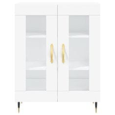 Vidaxl Skříň highboard bílá 69,5 x 34 x 180 cm kompozitní dřevo