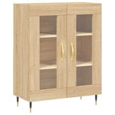 Vidaxl Skříň highboard dub sonoma 69,5 x 34 x 180 cm kompozitní dřevo