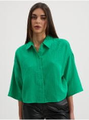 Vero Moda Zelená dámská košile VERO MODA Natali XS