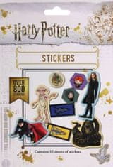 CurePink Set 800 samolepek Harry Potter (10 listů 24 x 14,5 cm)