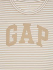 Gap Pruhované tričko s logem XS