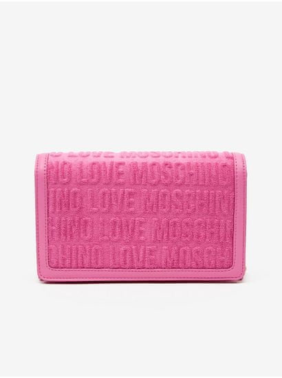 Love Moschino Růžová dámská crossbody kabelka Love Moschino