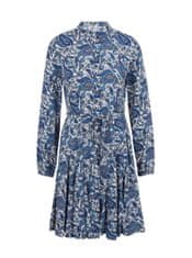 Orsay Modré dámské vzorované šaty 42