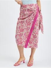 Orsay Růžová vzorovaná sukně 36