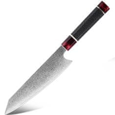 IZMAEL Damaškový kuchyňský nůž Mačida-Kiritsuke/Černá KP27631
