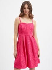 Orsay Růžové dámské vzorované šaty 38