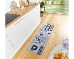 Hanse Home Běhoun Cook & Clean 105723 Grey Black White 50x150