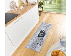 Hanse Home Běhoun Cook & Clean 105729 Grey Black White 50x150