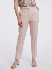 Orsay Světle růžové dámské kalhoty 38
