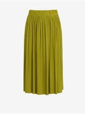 Orsay Zelená dámská plisovaná midi sukně L