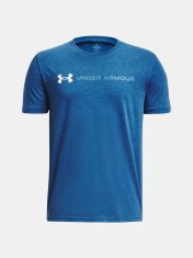 Under Armour Tričko UA B LOGO WORDMARK SS-BLU XS