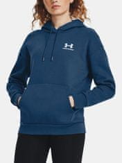 Under Armour Mikina Essential Fleece Hoodie-BLU S